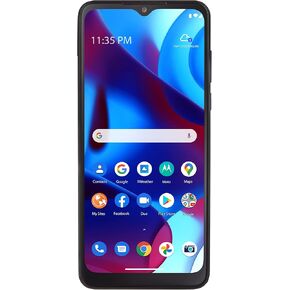 TracFone Moto g Pure (2021), 32GB, Blue - Prepaid Smartphone (Locked/Renewed)