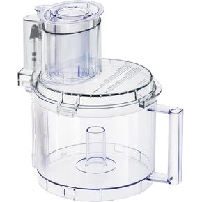 DLC-005AGTXT1 Replacement Food Processor Work Bowl, Contain: Pusher DLC-2014PT1, Small Pusher DLC-2014SPT1-1, Bowl Cover DFP-14NWBCT1 Fits All Cuisinart DFP-14 Models, 4-Piece Work Bowl Assembly Kit