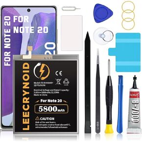 for Samsung Galaxy Note 20 Battery,5800mAh (New Upgraded) Replacement Battery for Samsung Galaxy Note 20 5G SM-N980 SM-N981U with Professional Repair Tool Kits
