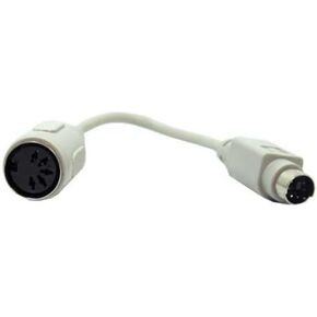 at Keyboard Cable Adapter, PS/2 (MiniDin6) Male to Din5 Female (6 inches)