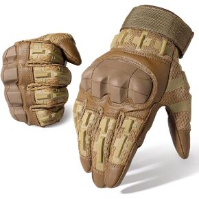 WTACTFUL Rubber Guard Tactical Gloves for Men Touchscreen Airsoft Motorcycle Hunting Outdoor
