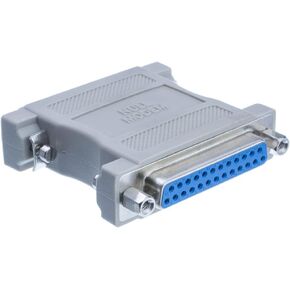 CableWholesale Null Modem Adapter, DB25 Male to DB25 Female