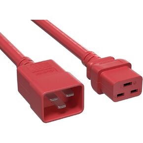 Cableleader 6ft 12 AWG سلك الطاقة الثقيلة IEC320 C20 إلى IEC320 C19 ، 20A 250V ، كابل التمديد لـ PDUs ، UPS Systems & Servers ، Green