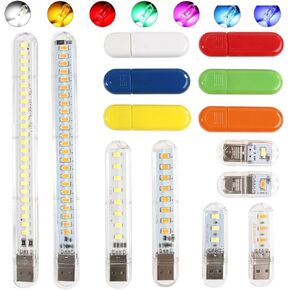 مصابيح كتاب مصغرة مصابيح USAB مصابيح USAB المحمولة DC 5V Ultra Bright Reading Lamp for Power Bank Camping PC PCOPS LIGHTS USAB LIGHT