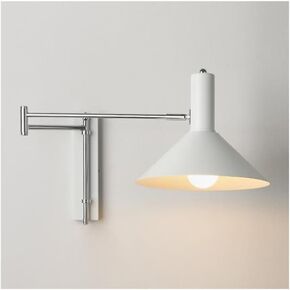 Adjustable Swing Arm Nordic Creative Retractable Reading Light Metal Sconce Coffee Shop Study Office E27 Hardwired