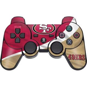 Skinit Decal Gaming Skin Compatible with PS3 Dual Shock Wireless Controller - Officially Licensed NFL San Francisco 49ers Design