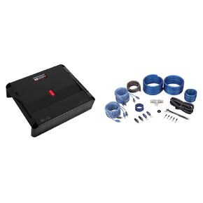 MB QUART MA1-440.4 440 واط 4 قنوات مكبر للصوت AMP BUNDLE مع ROCKVILLE RWK42 AMP الأسلاك الأسلاك مجموعة الأسلاك (2) RCA'S