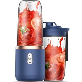 Countertop Blender - Cold Press Slow Juicing Technology, Quiet Operation & Easy Cleaning, BPA-Free Jug, Perfect for Home, blue