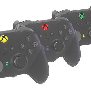 eXtremeRate Custom Home Guide Button LED Mod Stickers for Xbox One Elite Series 2 Controller, Transparent Colorful Logo Sticker for Xbox Elite 2 Core Controller - 30 in 1