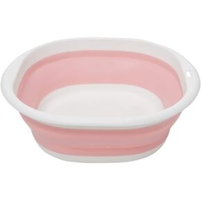 Hershii قابلة للطي قابلة للطي قابلة للطي الغسيل قابلة للطي الحوض الطبق المحمول منظم اللون تباين الحاوية توفير مساحة تخزين للتنظيف المنزلي المشي لمسافات طويلة نزهة in Kuwait