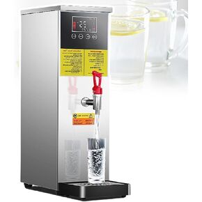 Stepping Type Boiling Water Machine, Automatic Boiling Water Machine, Water Boiler, LCD Display, Stainless Steel Liner, Temperature Control, for Coffee, Tea, Milk, Hot Drinks(Silver,50l)