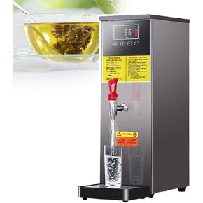 Stepping Type Boiling Water Machine,Water Boiler, Commercial Hot Water Boiler,24-Hour Timer Reservation,Temperature Control, Stainless Steel Automatic Water Heater(Black,50l)