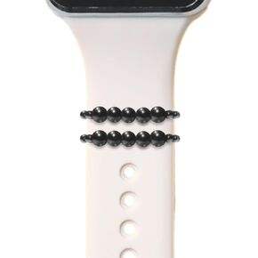 Shungite Smart Watch Band Bling Decor Charm | Compatible with Apple iWatch Galaxy Oculus | 38mm 40mm 41mm 42mm 44mm 45mm 49mm | Smartwatch Protection