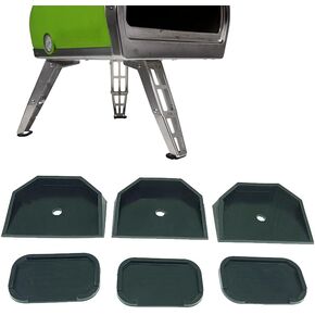 Compatible with Gozney Roccbox Pizza Oven Black Rubber feet Surface Protectors pack of 6