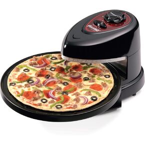 Presto Pizzazz Plus Rotating Pizza Oven. Top and bottom heating elements bake foods from both sides