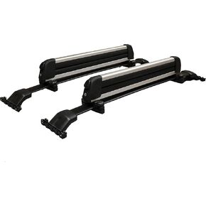 BrightLines Crossbars & Ski Rack for 6 Skis 4 Snowboards Combo Compatible with 2009-2015 Honda Pilot