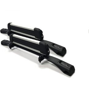 BRIGHTLINES Crossbars & Ski Rack for up to 4 Skis or 2 Snowboards Combo Compatible with 2013-2018 Toyota Rav4
