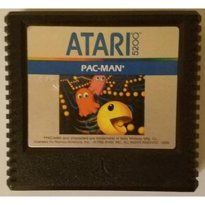 PAC-MAN ORIGINAL VIDEO GAME CARTRIDGE ATARI 5200 RARE VINTAGE