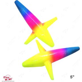 5 inch Teaser Bird Hard Body Bird Spray Paint by Hand with a pre-Hole Throughout The Entire Body