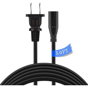 5ft UL AC Power Cord Cable for Sony CECH-ZED1U PS3 PlayStation TV Monitor