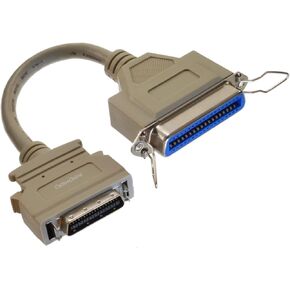 CablesOnline, Centronics CEN36 36-Pin Female to Mini-Centronics MDR36 HPCEN 36-Pin Male IEEE1284 Parallel Printer Adapter, AD-P13