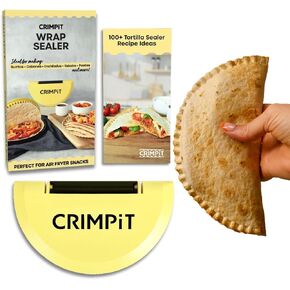 Burrito Size With 100+ Recipe Ideas Book. Now Create Mess Free Burritos, Calzones, Quesadillas & More - Start Enjoying Tortillas Like You've Never seen Them Before - Tortilla Sealer
