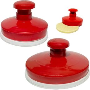 Combo Molde para Arepas Colombianas – 2-Pack with Small (4.3 in) & Large (5.7 in) Molds – Molde para Empanadas, Gorditas de Maiz y Pastelitos Venezolanos – Traditional Colombian Kitchen Tools