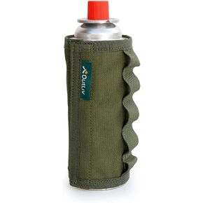 OutLiv Tactical Outdoor Protective Canister Sleeve B/w Gas One Butane Fuel Canisters 8oz(227g) Performance/Butane Gas/Butane Refill for Butane Stove/Butane Camping Stove (Pack of 12)(Desert Brown)