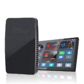 Pairr Max Pro-Netflix Youtube IPTV Wireless Carplay/Android Auto Car Box ، محول CarPlay اللاسلكي لـ Apple iPhone & Android Auto للسيارات ، والتوصيل والتشغيل سهلة الإعداد التلقائي (الأسود)