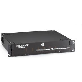 Black Box Rackmount Fiber Enclosure, 2U, 6-Slot Adapter