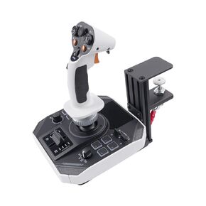 Metal Desk Mount for Flight Sim Stick Compatible with Thrustmaster Sol-R2, Sol-R1, SimTask Farmstick, T-Flight Hotas Series, T16000M FCS, TCA Sidestick, Quick Release/ Sturdy Clamp/ Height Adjustable