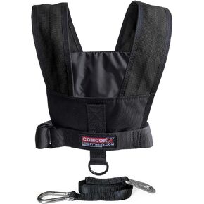 Max Sled Harness Vest - Made in USA (Black Adult to 50" Chest)