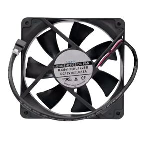 RDL1225B Fan 12CM for 12V 0.18A 12025 120X120X25MM 3-Wire Cooling Fan