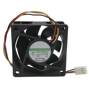 KDE1206PTV1 6CM 12V 1.7W 6025 60X60X25MM 3-Wire Cooling Fan