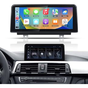 10.25 بوصة Android Auto Car Stereo Radio Touchscreen اللاسلكية carplay متوافقة مع BMW 3 Series 4 Series F30 F32 F33 F34 F36 من 2012 إلى 2015 NBT Linux Bluetooth Linux