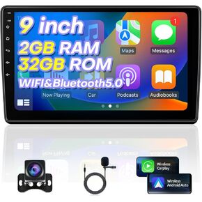 لجيب Wrangler JK Radio 2007 2008 2009 2008 2010 2012 2014 2015 2015 2017 2018 Android 13 Touchscreen Car Stereo Audio Wireless Carplay & Android Auto Bluetooth ، WiFi ، Wireless ، GPS Pantalla Para