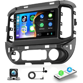 Android 13 Car Radio Stereo for Chevy Colorado GMC Canyon 2015 2016 2017 2018 2019 with Wireless Carplay Android Auto 9 inch Touch Screen Bluetooth/GPS FM/RDS/WiFi/Backup Camera [2+32G]