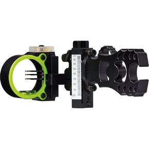 Black Gold Ascent Verdict Archery Sight-Black/Right Hand Adjustable-3 Pin/ .19 Pin Size
