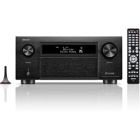 Denon AVR-A10H 13.4-Ch 8K Home Theater Receiver (150W x 13), Wireless Streaming via Built-in HEOS, WiFi, & Bluetooth, Supports Dolby Vision, DTS:X, IMAX Enhanced, AURO-3D & Sony 360 Reality Audio