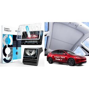 Wigoo Tesla New Model Y Juniper Screen Protector & Sunshade Roof