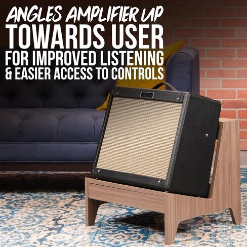Gator Frameworks Elite Series Large Wooden Combo Guitar Amp Stand in Natural Maple Finish (GFW-ELITEGTRAMPLG-MPL) in Saudi Arabia