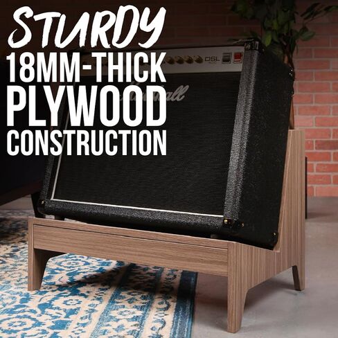 Gator Frameworks Elite Series Large Wooden Combo Guitar Amp Stand in Natural Maple Finish (GFW-ELITEGTRAMPLG-MPL) in Saudi Arabia