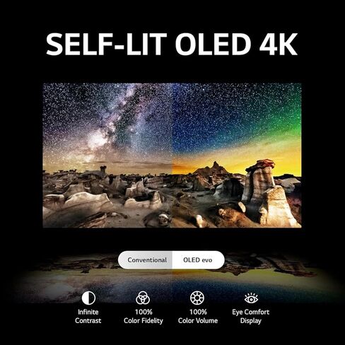 LG 65 بوصة OLED C3 HDR 4K حزمة تلفزيون OLED SMART - 120 هرتز معدل تحديث + UAX 4K HDMI 2.0 CABLE + CPS 24 شهرا حماية وتدفق مع أليكسا in Kuwait
