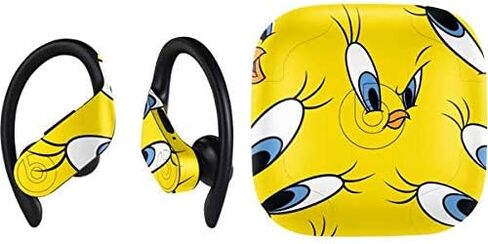 Skinit Decal Audio Skin Compatible with PowerBeats Pro - Officially Licensed Looney Tunes Tweety Bird Super Sized Pattern Design in Kuwait
