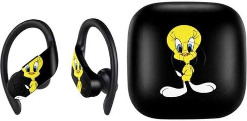 Skinit Decal Audio Skin Compatible with PowerBeats Pro - Officially Licensed Looney Tunes Tweety Bird Super Sized Pattern Design in Kuwait