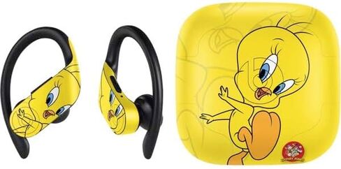Skinit Decal Audio Skin Compatible with PowerBeats Pro - Officially Licensed Looney Tunes Tweety Bird Super Sized Pattern Design in Kuwait