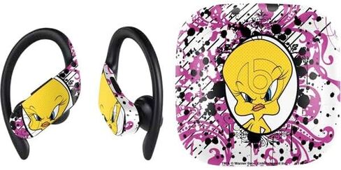 Skinit Decal Audio Skin Compatible with PowerBeats Pro - Officially Licensed Looney Tunes Tweety Bird Super Sized Pattern Design in Kuwait