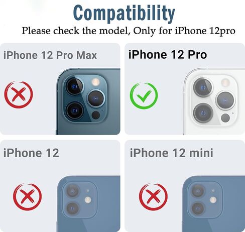 AFARER [عبوتان من واقي عدسة الكاميرا لهاتف iPhone 13 Pro/iPhone 13 Pro Max، واقي عدسة الكاميرا فائق الدقة، غطاء عدسة زجاجي معدني مقوى 9H، مضاد للخدش (أسود) in Kuwait