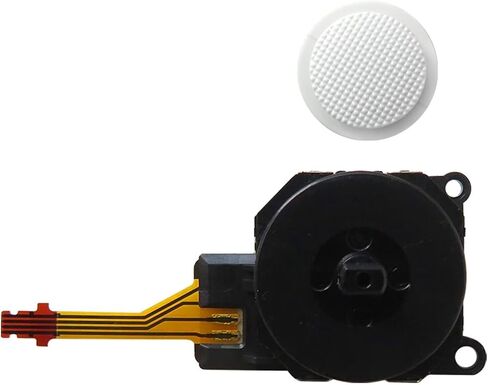 New White Analog Joystick Thumb Stick & Rocker Cap Replacement for Sony PSP 3000 3001； Replace Your Broken Or Worn Out Joystick Module in Kuwait
