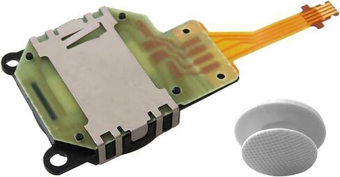 New White Analog Joystick Thumb Stick & Rocker Cap Replacement for Sony PSP 3000 3001； Replace Your Broken Or Worn Out Joystick Module in Kuwait
